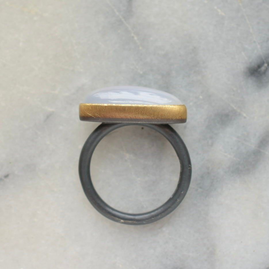Dawn Chalcedony Ring