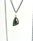 Teal Green Tourmaline Pendant