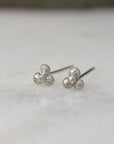 Salted Cluster Studs | Platinum