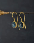 Atlantic Blue Tourmaline Drop Earrings