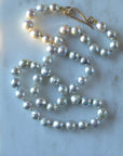 Japanese Saltwater Knotted Pearl Necklace