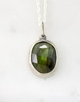 River Green Tourmaline Pendant