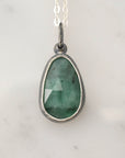 Forest Green Emerald Pendant