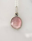 Dark Pink Tourmaline Pendant