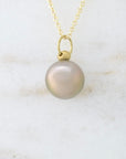 Bright Peachy Tahitian Pearl Charm 8