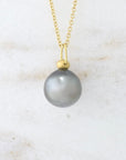 Storm Grey Tahitian Pearl Charm 7