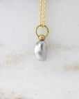 Cool Grey Tahitian Keshi Pearl Charm 4