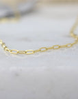 Paperclip Chain | 14k Gold