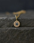 Compass Pendant | Sapphire