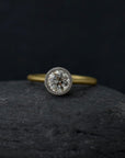 1.77CT Old European Cut Diamond Engagement Ring