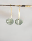 Ocean Orb Earrings | Moss Aquamarine