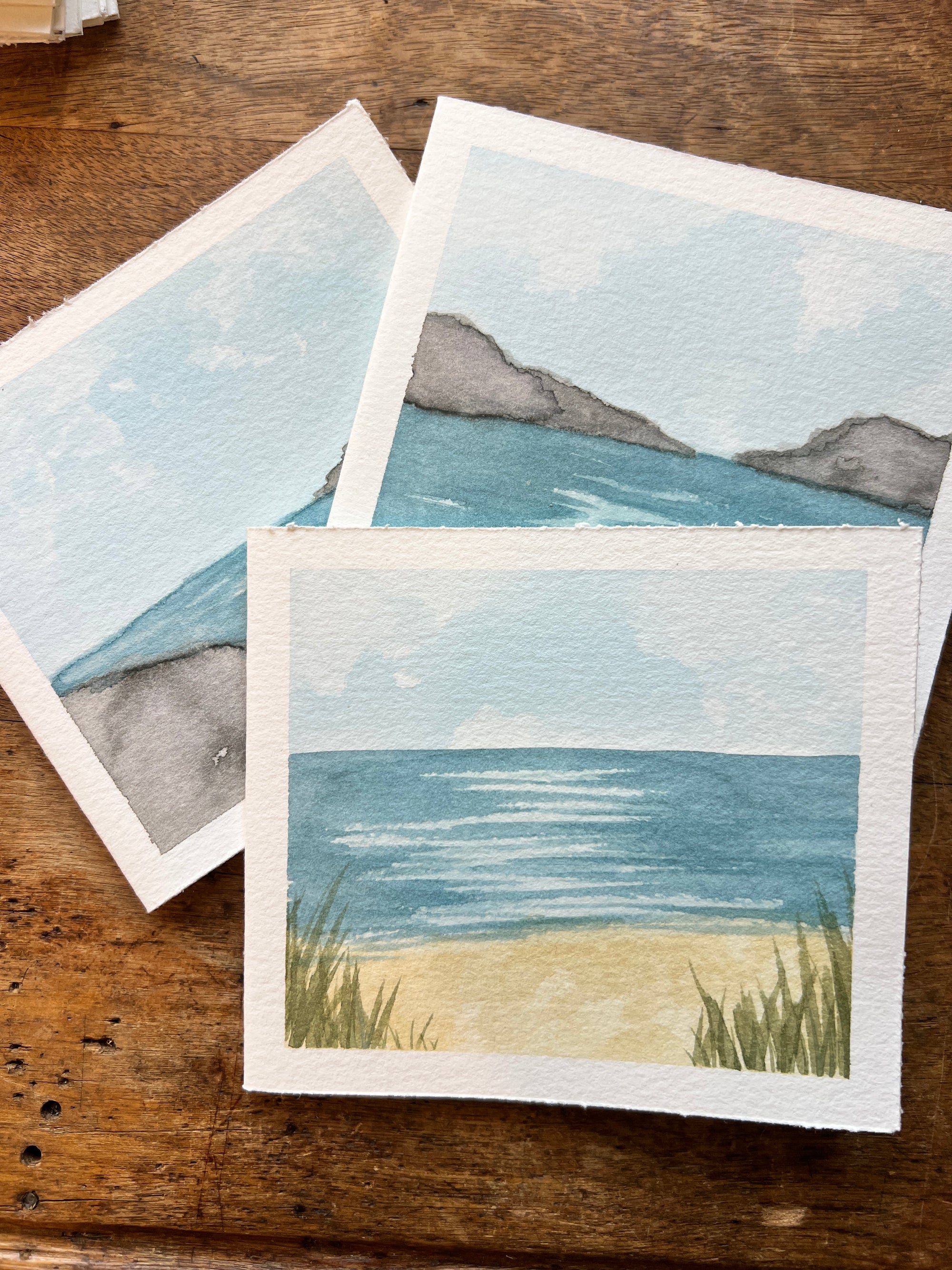 Watercolor Card by Hannah Brady