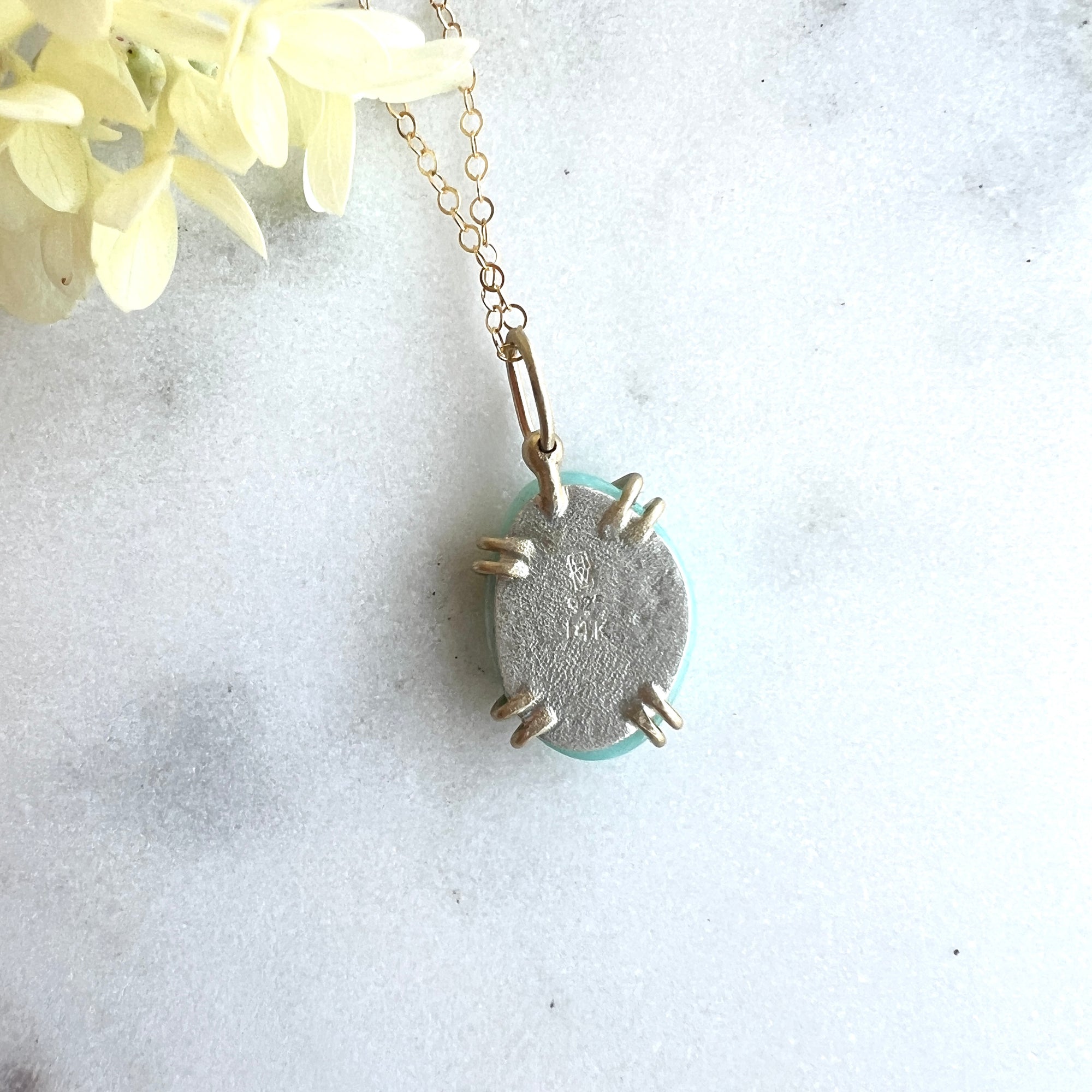 Aqua Amazonite Pendant