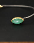 Sea Green Chrysoprase Salted Cuff Bracelet