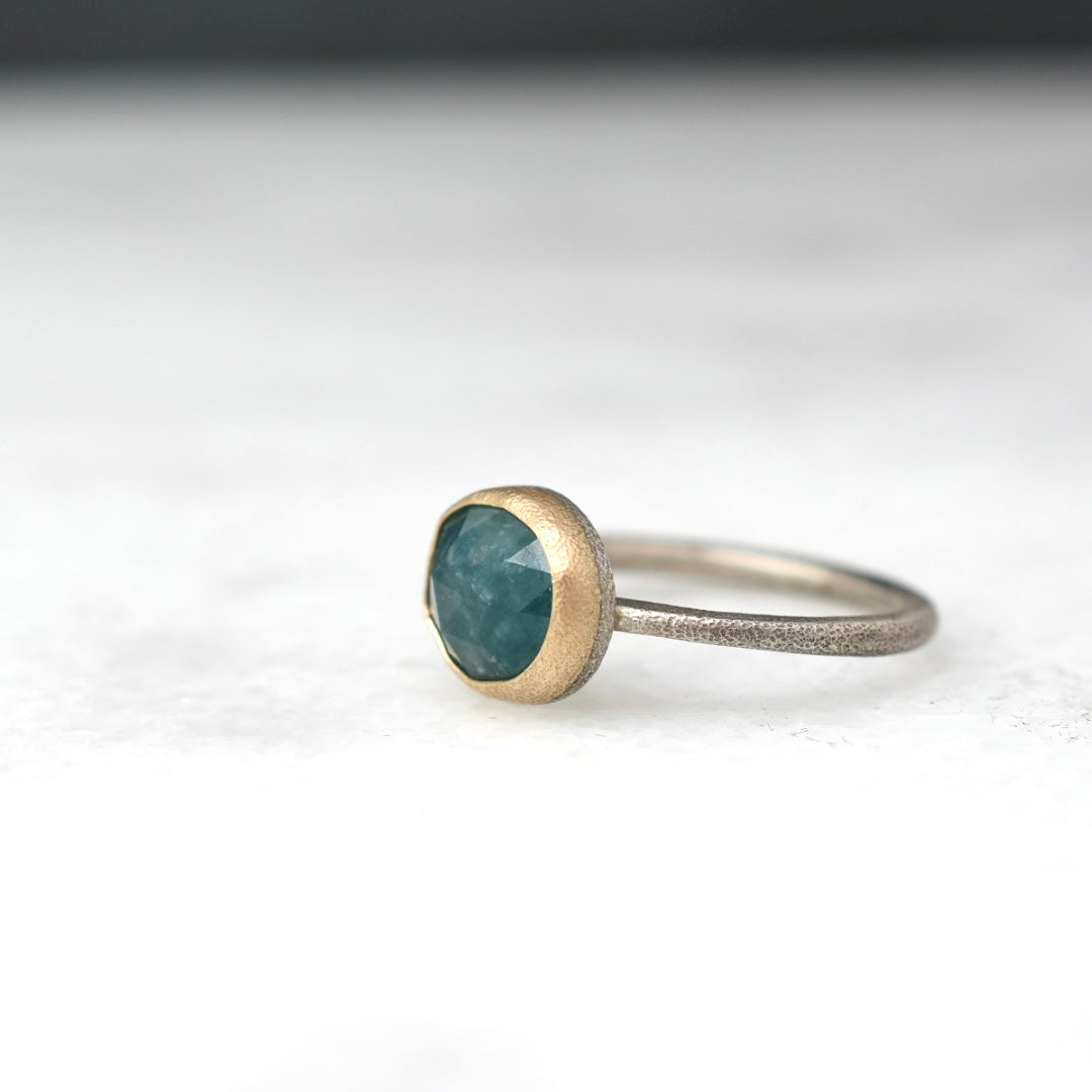 Aegean Green Grandidierite Ring