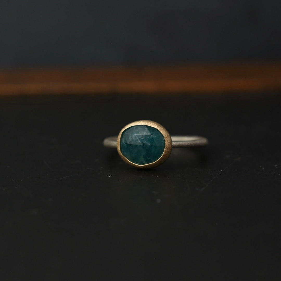 Aegean Green Grandidierite Ring