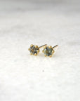 Montana Sapphire 6 Prong Studs