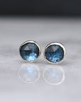 Kyanite Studs | Sterling Silver
