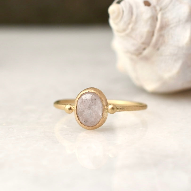 Sea Lavender Sapphire Ring