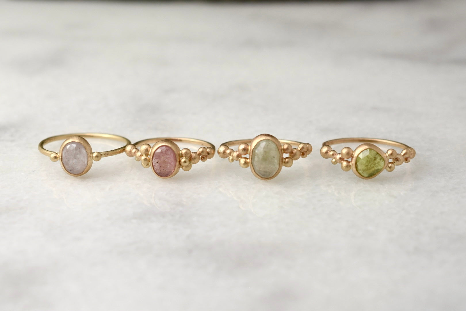 Sea Lavender Sapphire Ring