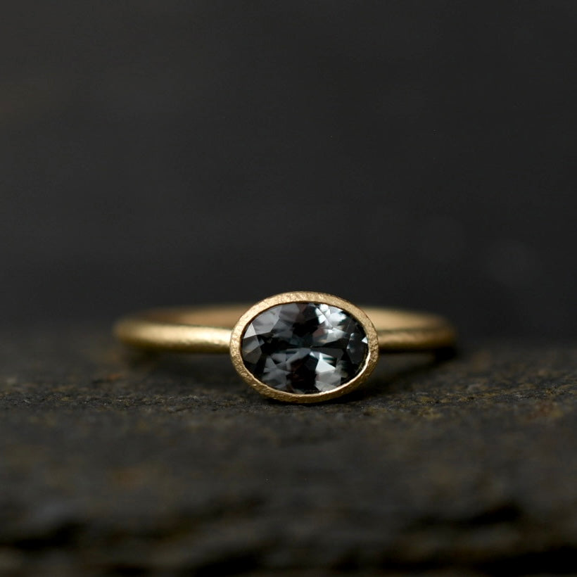 Dusk Grey Spinel Ring