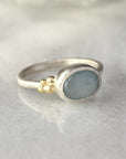 Salted Aquamarine Ring