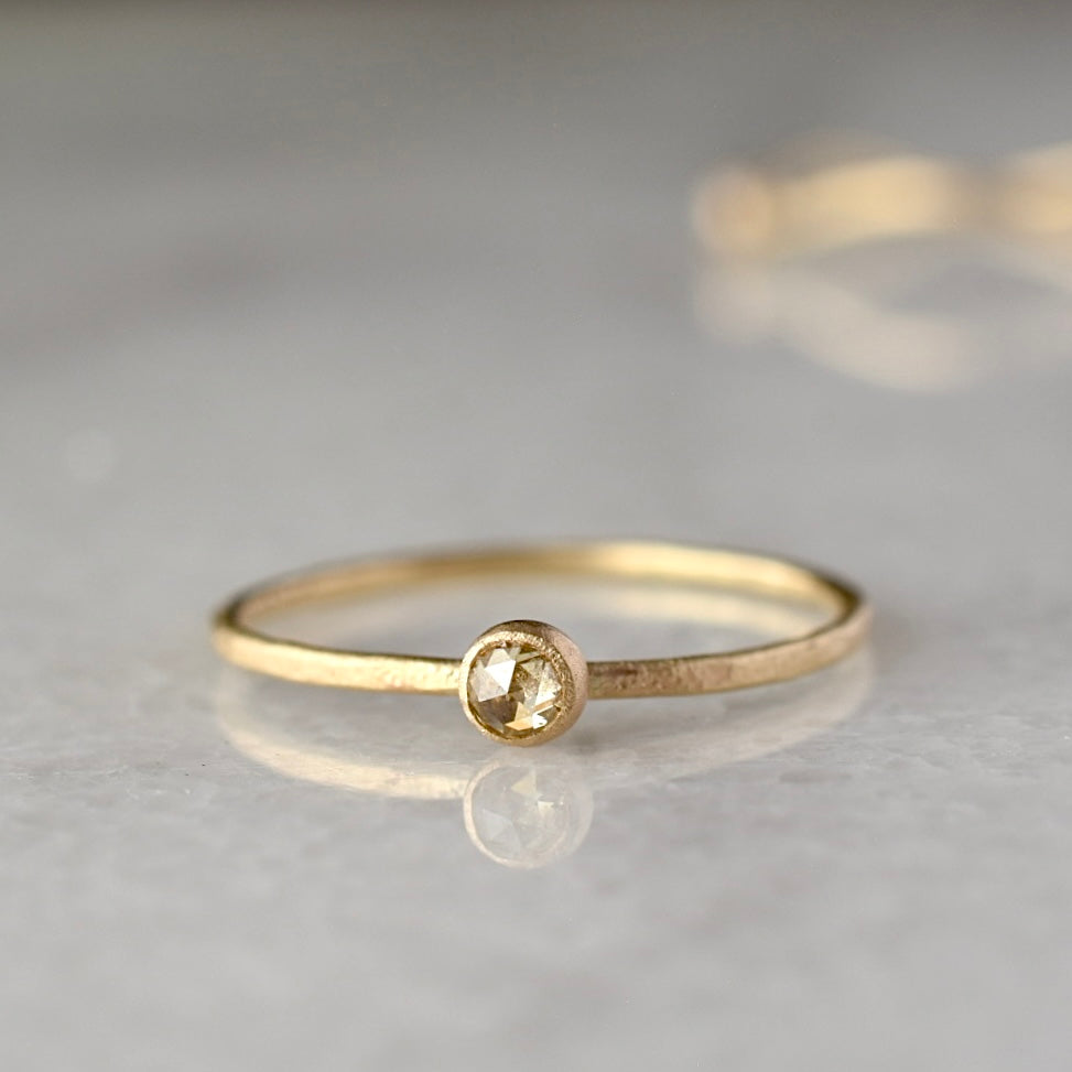 Wave Diamond Stacking Ring Set