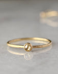 Wave Diamond Stacking Ring Set