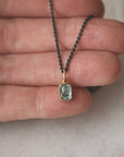 Spring Sea Tourmaline Charm