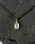 Spring Sea Tourmaline Charm