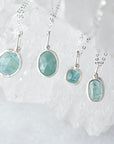 Teal Blue Tourmaline Pendant