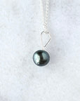 Tahitian Pearl Pendant | Sterling Silver