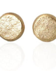 Pebble Studs / 14k Gold