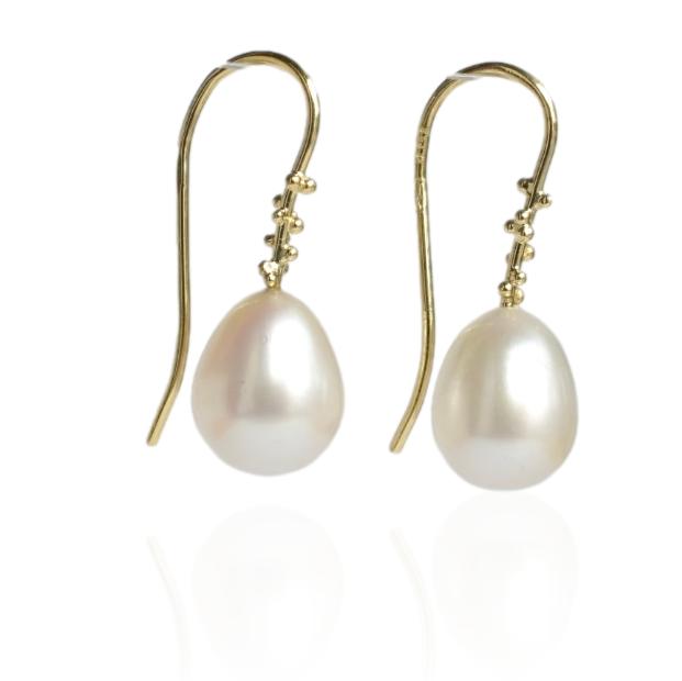 Pearl Salted Drop Earrings