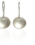 Oval Sun Drop Earrings | Sterling Silver