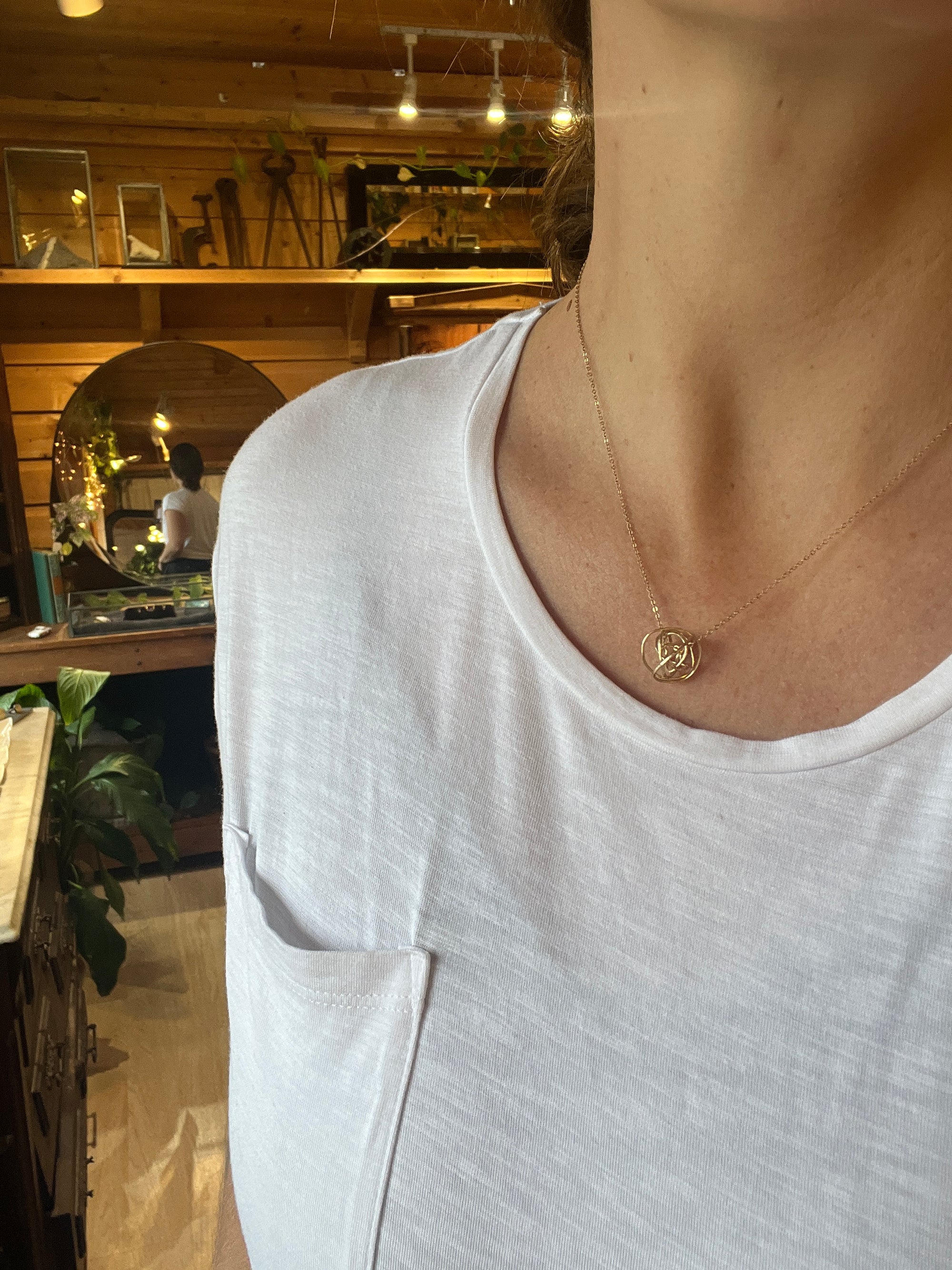 Nest Necklace | Gold-Filled