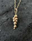 Salted Cluster Necklace / Gold