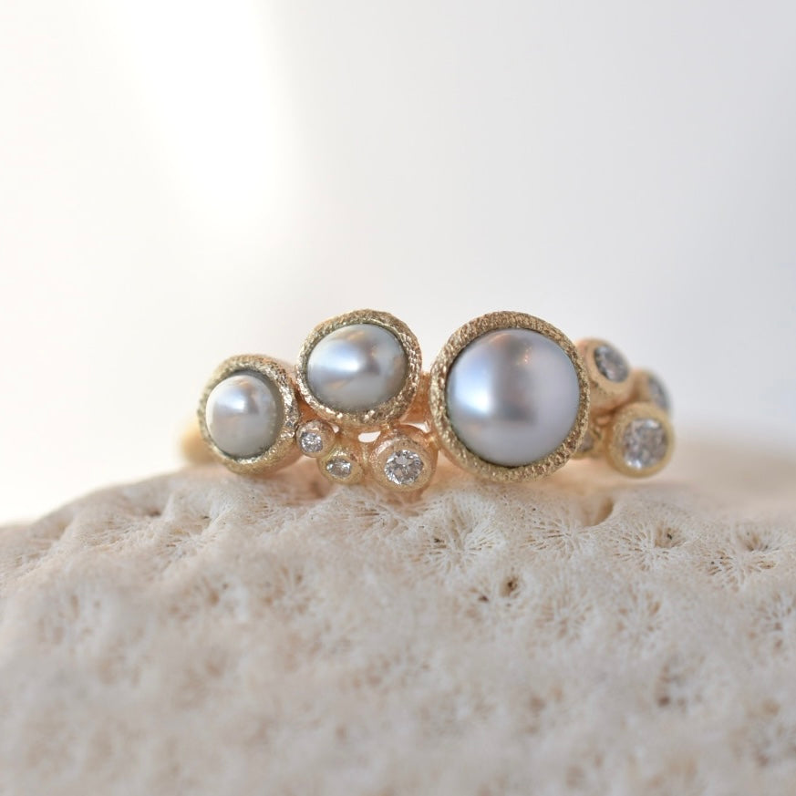 Tahitian Pearl Salted Ring