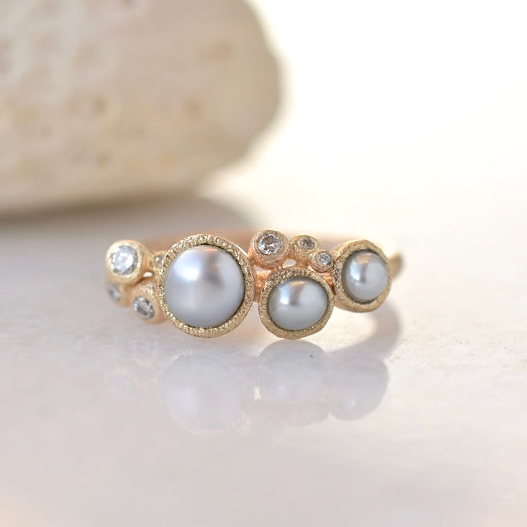 Tahitian Pearl Salted Ring