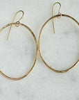 Happy Hoop Earrings / Oval