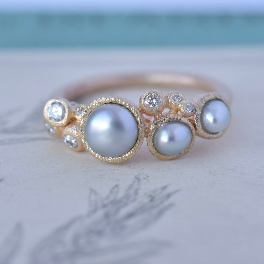 Tahitian Pearl Salted Ring