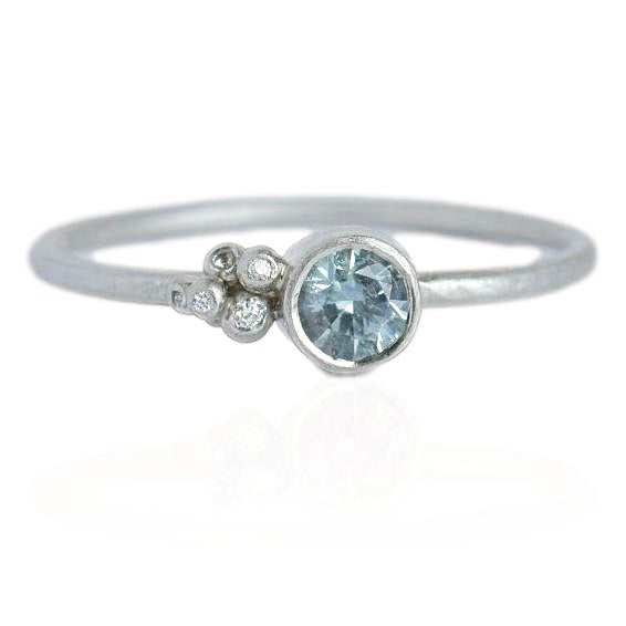 Cerulean Montana Sapphire Ring