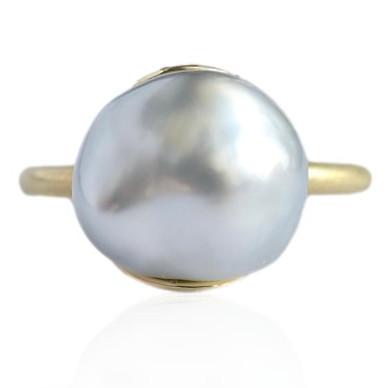 Cloud Tahitian Pearl Ring