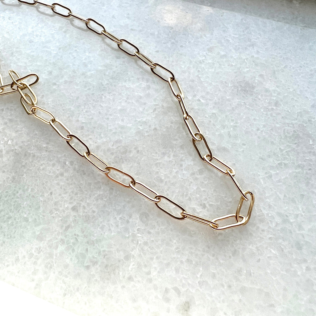 Paperclip Chain  | Gold Filled