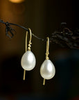 Pearl Salted Drop Earrings