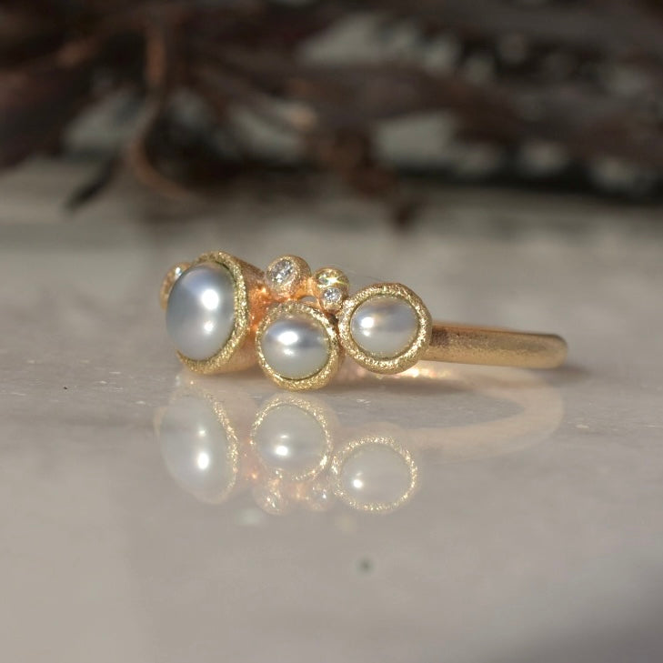 Tahitian Pearl Salted Ring