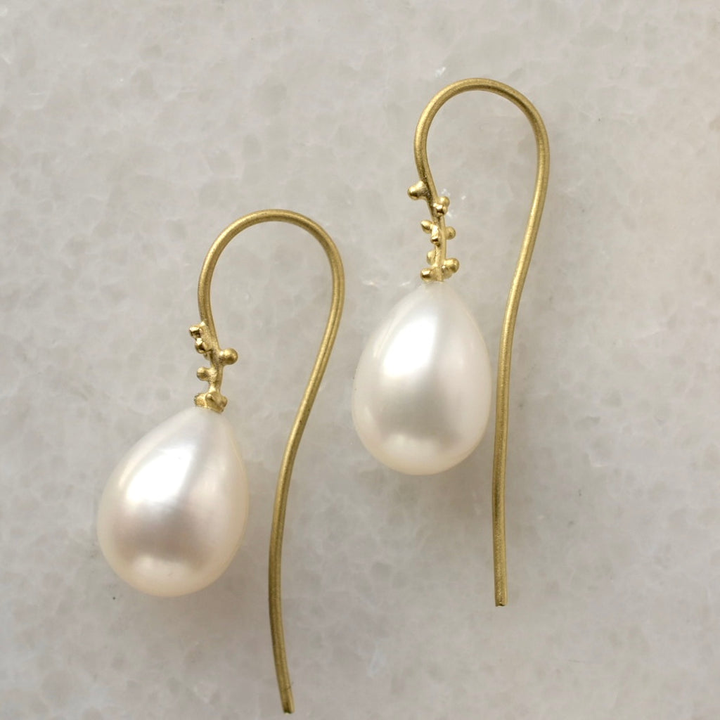 Pearl Salted Drop Earrings