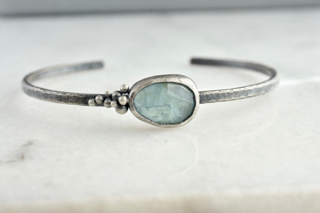 Aquamarine Salted Cuff