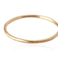 gold ring, hammered gold band