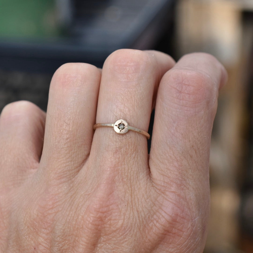 Compass Ring | 14k Gold
